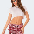Women's Irregular Sequin Fashion Short Skirt