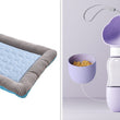 Pet Cooling Pad Bed For Dogs Cats Puppy Kitten Cool Mat Pet Blanket Ice Silk Material Soft For Summer Sleeping  Blue Breathable