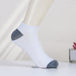 Simple Black White Gray Boat Sweat-absorbent Low Mouth Socks
