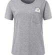 Women T Shirt Pocket cat Top Tee casual Short sleeve Tops