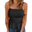 European And American Floral Vest Tops Waist Slim Sleeveless Camisole
