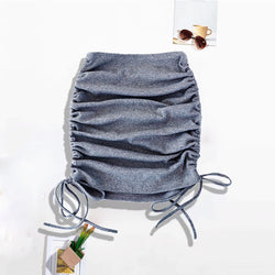 Hip Packed Short Skirt Anti Glare Tight Sexy Short Skirt