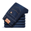 Men's Jeans Straight Loose Elastic Business Trousers
