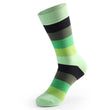 Men's Stockings Cotton Over Calf Striped High Waist