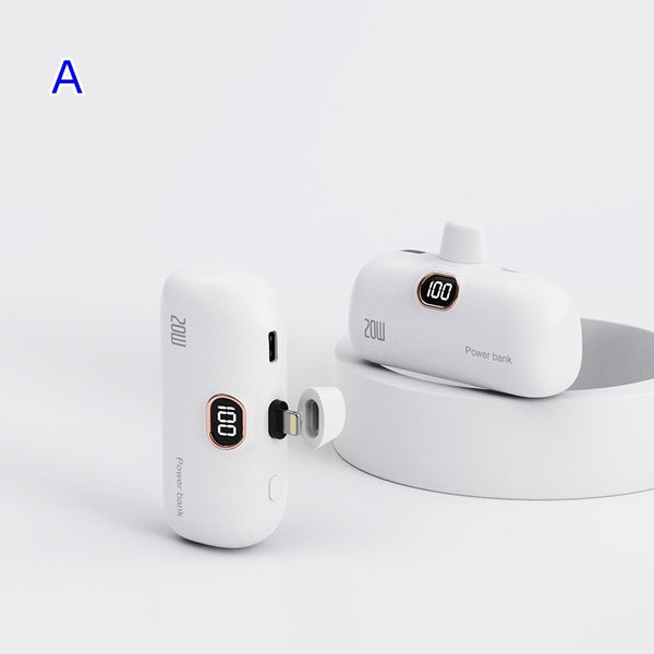 New Pocket Wireless Capsule Power Bank Compact Portable Power Source Power Bank