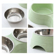 Double Pet Bowls Dog Food Water Feeder Stainless Steel Pet Drinking Dish Feeder Cat Puppy Feeding Supplies Small Dog Accessories