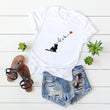 European and American Women's Tops Pure Cotton Short-Sleeved T-shirt