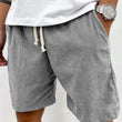 Lace-up Corduroy Men's Shorts Casual Pants