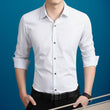 Brand Fashion Male Shirt Long-Sleeves Tops Polka Dot Printing Mens Dress Shirts Slim Men Shirt Plus Size M-5XL FGT