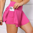 Women's Solid Color High Waist High Elastic Quick-drying Skirt