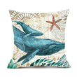 Cushion Covers Sea Turtle Printed Throw Pillow Cases For Home Decor Sofa Chair Seat