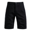 Straight Five-point Pure Color All-matching Workwear Shorts Men