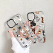 Cartoon Puppy Mobile Phone Case Transparent Soft Shell