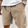 Lace-up Corduroy Men's Shorts Casual Pants