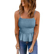 European And American Floral Vest Tops Waist Slim Sleeveless Camisole