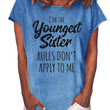 Wish Letter Flower Print Short Sleeve Round Neck T-shirt Women's Comfortable Fashion Tops