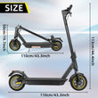 W4MAX 10 Inch Electric Scooter With App Function, With Mobile Phone Holder And Anti-Theft Protection, Foldable E Scooter, Maximum Load 130 Kg