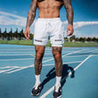 Men's Simple American Quick-drying Running Double-layer Sports Shorts