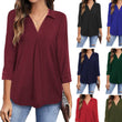 Women's Pullover V-neck Tops