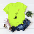 European and American Women's Tops Pure Cotton Short-Sleeved T-shirt