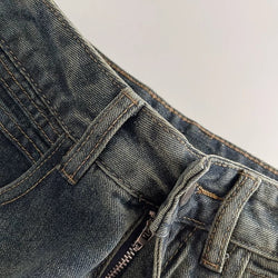 Retro Plus Size Short Denim Skirt Spring