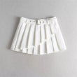 European And American Ins Hot Girl Waistband Pleated Skirt