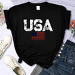 American Letters American Stars And Stripes Printed Women's T-shirt