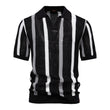 Breathable Hollow Men's Short-sleeved Polo Shirt Sweater