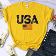 American Letters American Stars And Stripes Printed Women's T-shirt