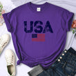 American Letters American Stars And Stripes Printed Women's T-shirt