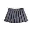 European And American Ins Hot Girl Waistband Pleated Skirt