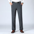 Men's Straight-leg Pants Loose High Waist Suit Pants