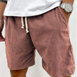 Lace-up Corduroy Men's Shorts Casual Pants