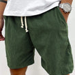 Lace-up Corduroy Men's Shorts Casual Pants