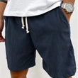 Lace-up Corduroy Men's Shorts Casual Pants