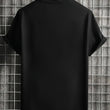 FAITH CAN MOVE MOUNDAINS Men's Round Neck Short Sleeved T-shirt With Letter Print, Casual Summer T-shirt, Suitable For Daily Wear And Vacation Destinations