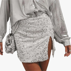 Women's Fashion Nightclub Performance Sequined Skirt