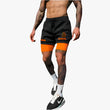 Men's Simple American Quick-drying Running Double-layer Sports Shorts