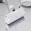 Diamond Pocket Capsule Emergency Power Bank Diamond-embedded Mini Lipstick Small Portable Power Source
